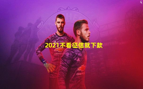 2021不看征信就下款